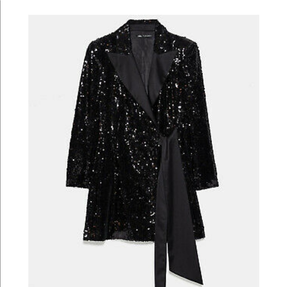 SEQUIN BLACK Party Dress
